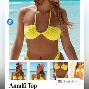 NWOT Dippin Daisies Amalfi Top & Balboa Bottoms in Lime Light Rib